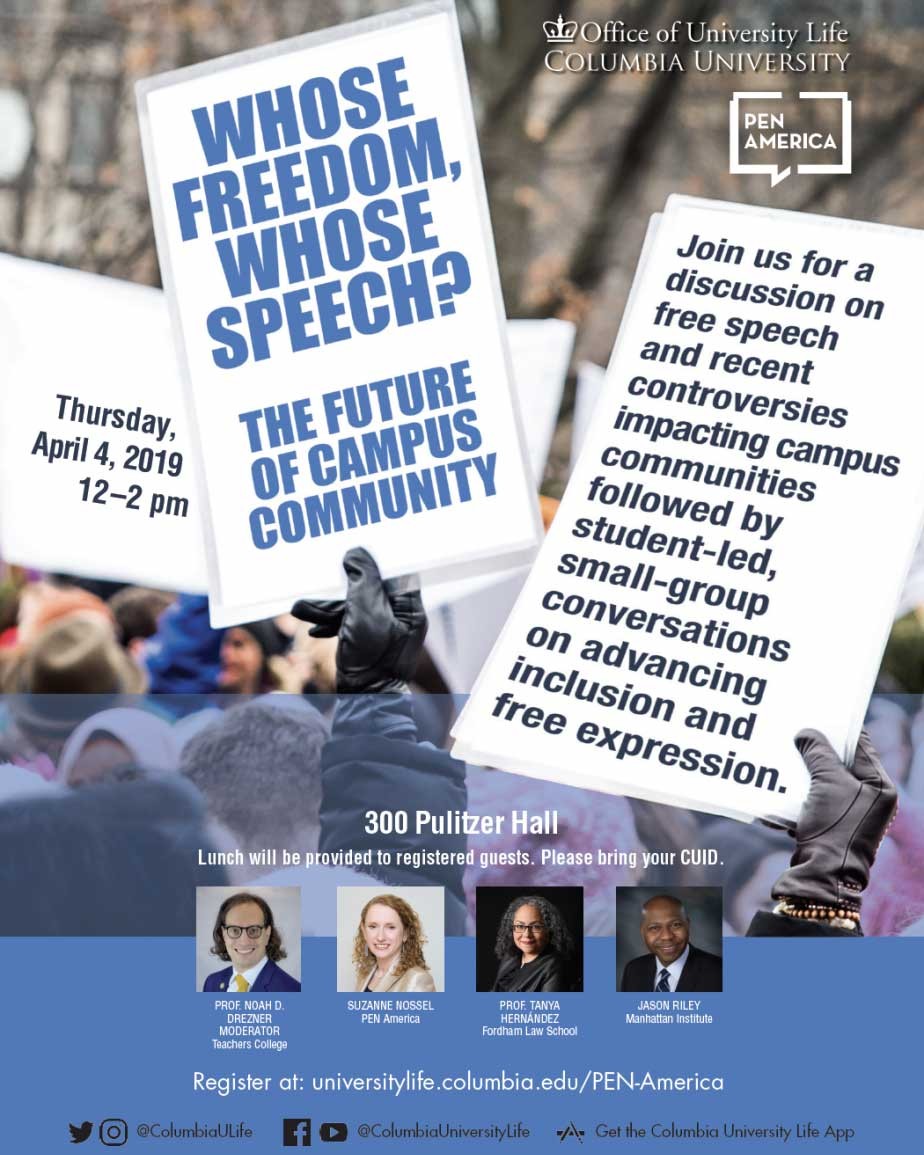 Whose Freedom, Whose Speech? The Future of Campus Community